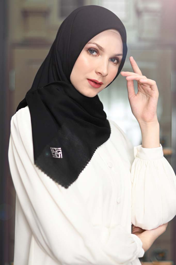 DELICATE SCARF BLACK - 01