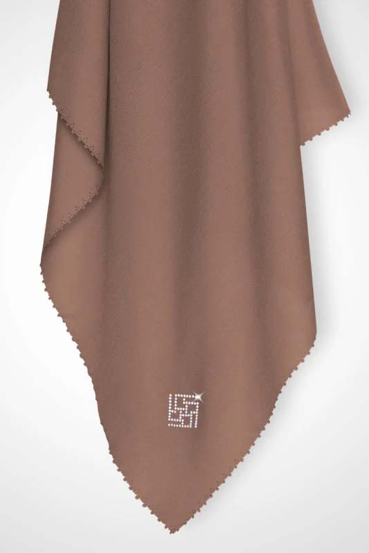 DELICATE SCARF BROWN - 18