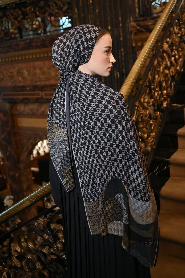 ELITE BLACK SHAWL